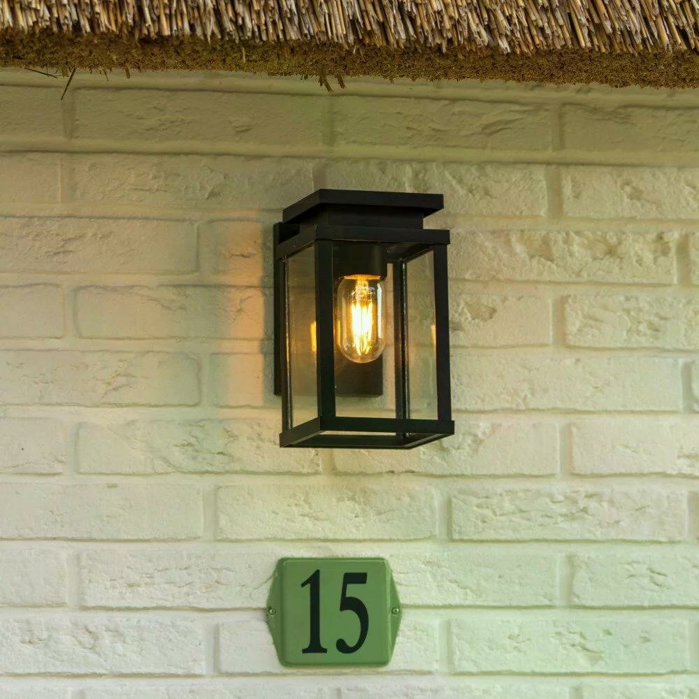 Wandleuchte Jersey M | Schwarz