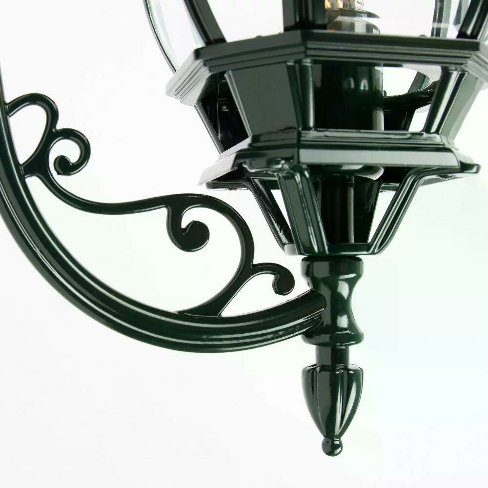 Au&szlig;enwandleuchte Andrew stehend | Gr&uuml;n