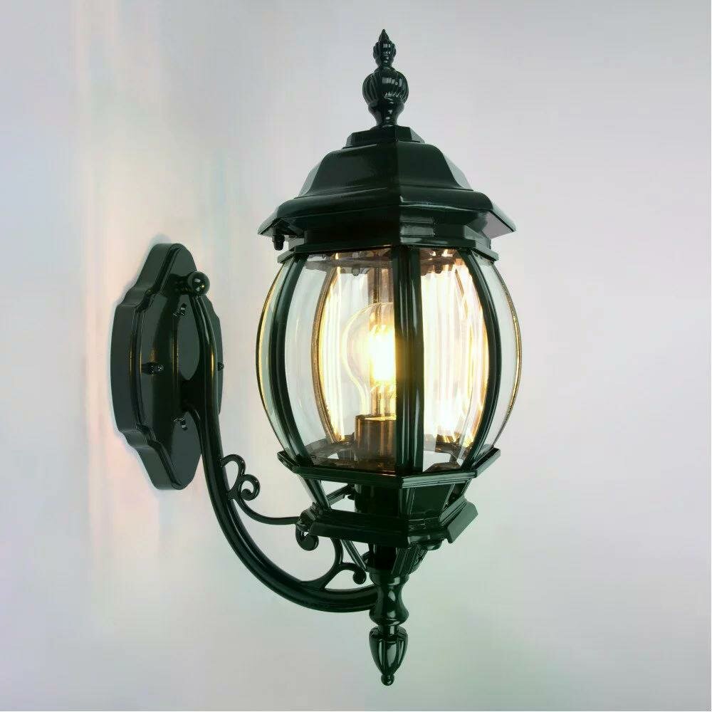 Au&szlig;enwandleuchte Andrew stehend | Gr&uuml;n