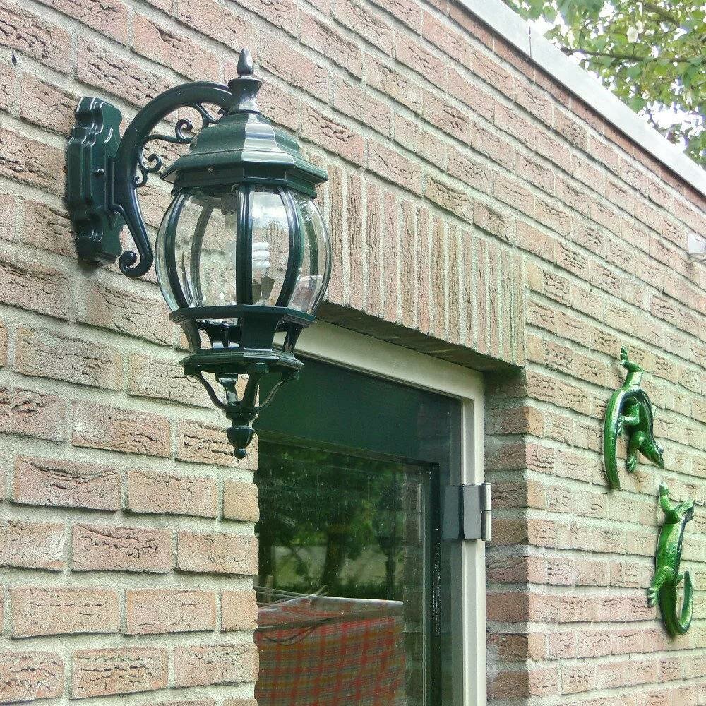 Au&szlig;enwandleuchte Andrew h&auml;ngend | Gr&uuml;n