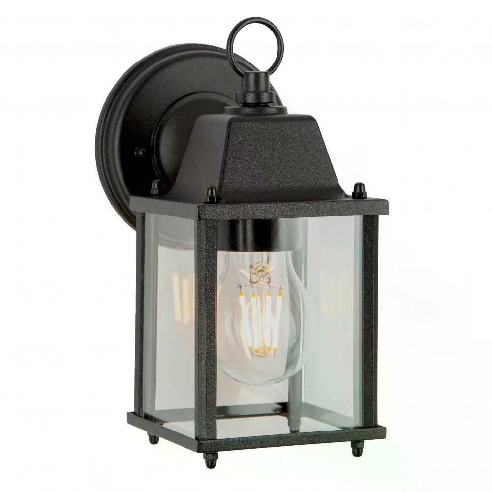 Wandleuchte Kutschenlampe | Schwarz