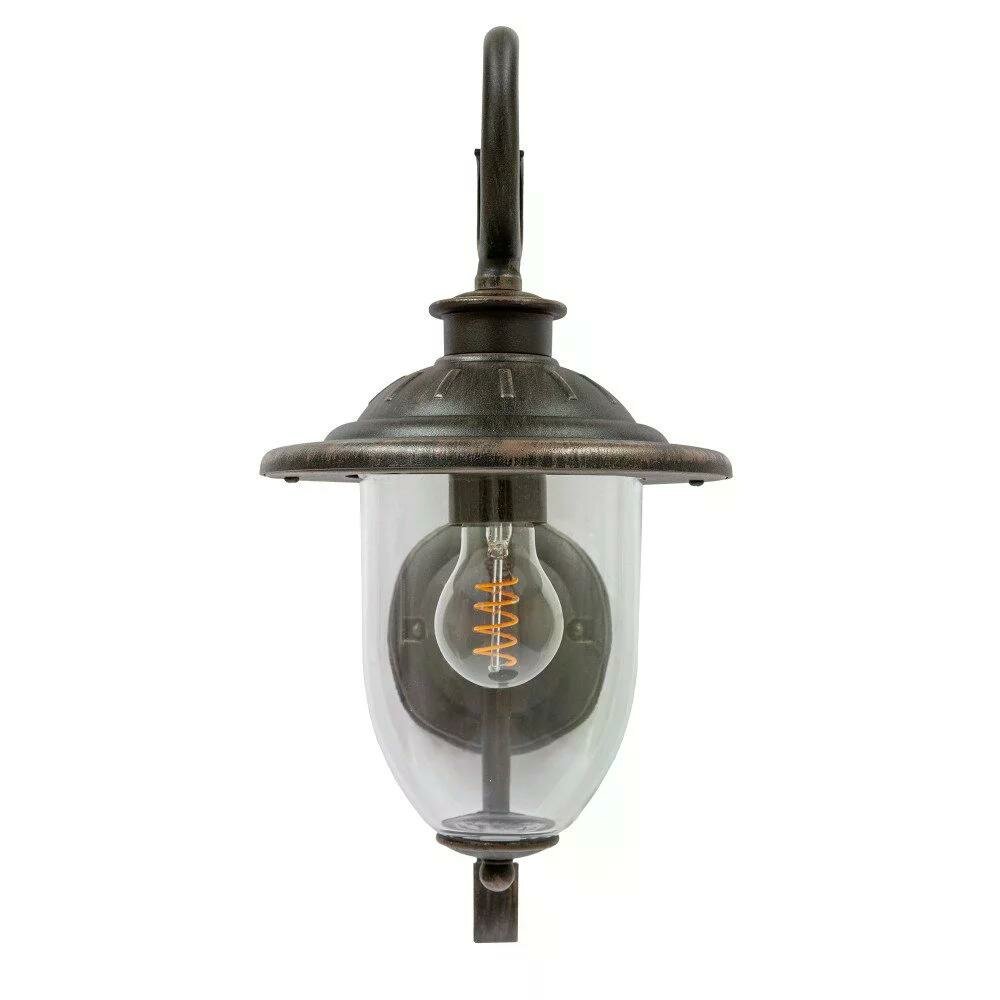 Wandleuchte Elzas | Rustikal braun