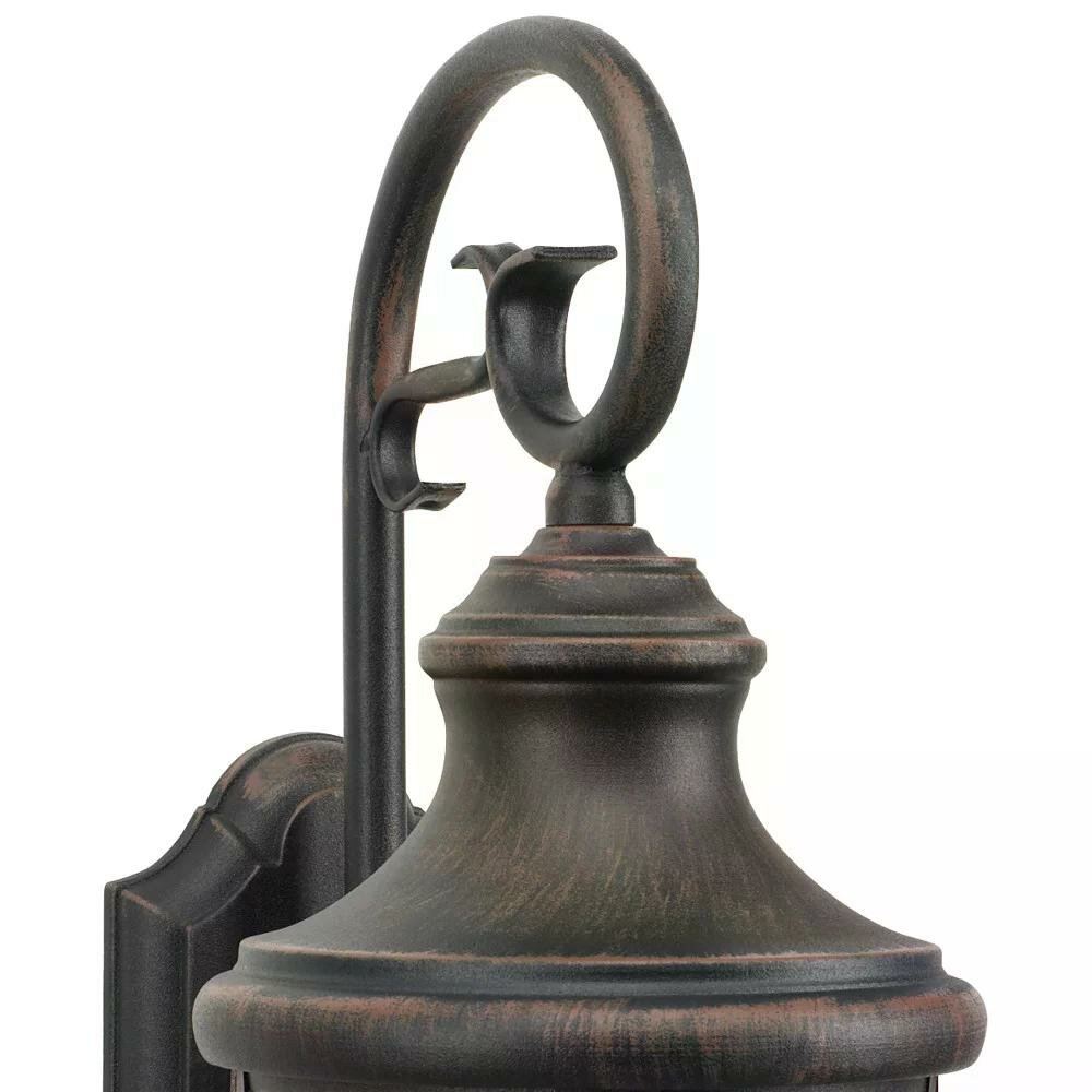 Wandleuchte Romantica 3-flammig | Rustikal braun