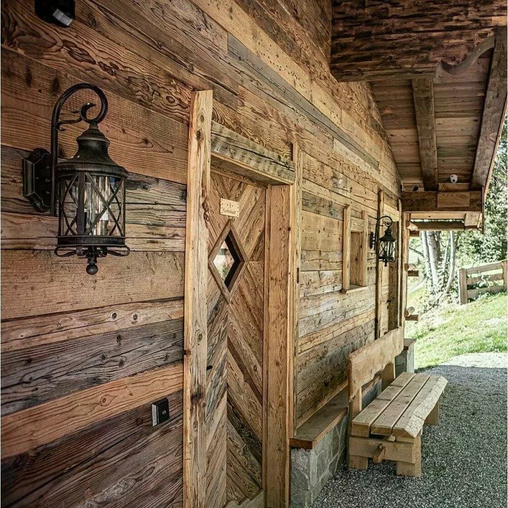 Wandleuchte Romantica 3-flammig | Rustikal braun