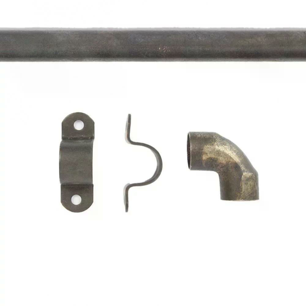 Messingrohr | Schwarz-Bronze | 74cm