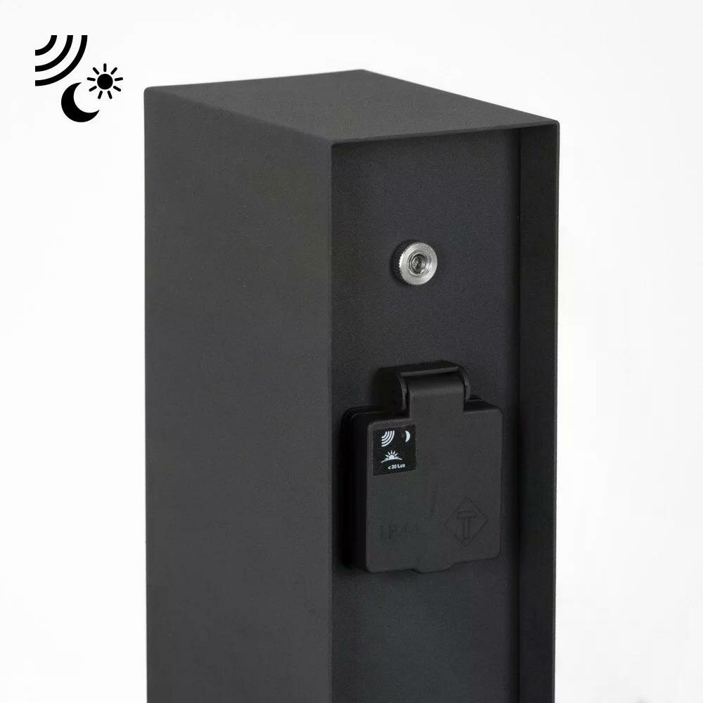 Au&szlig;ensteckdose Charge Sensor | Schwarz | Mit Sensor