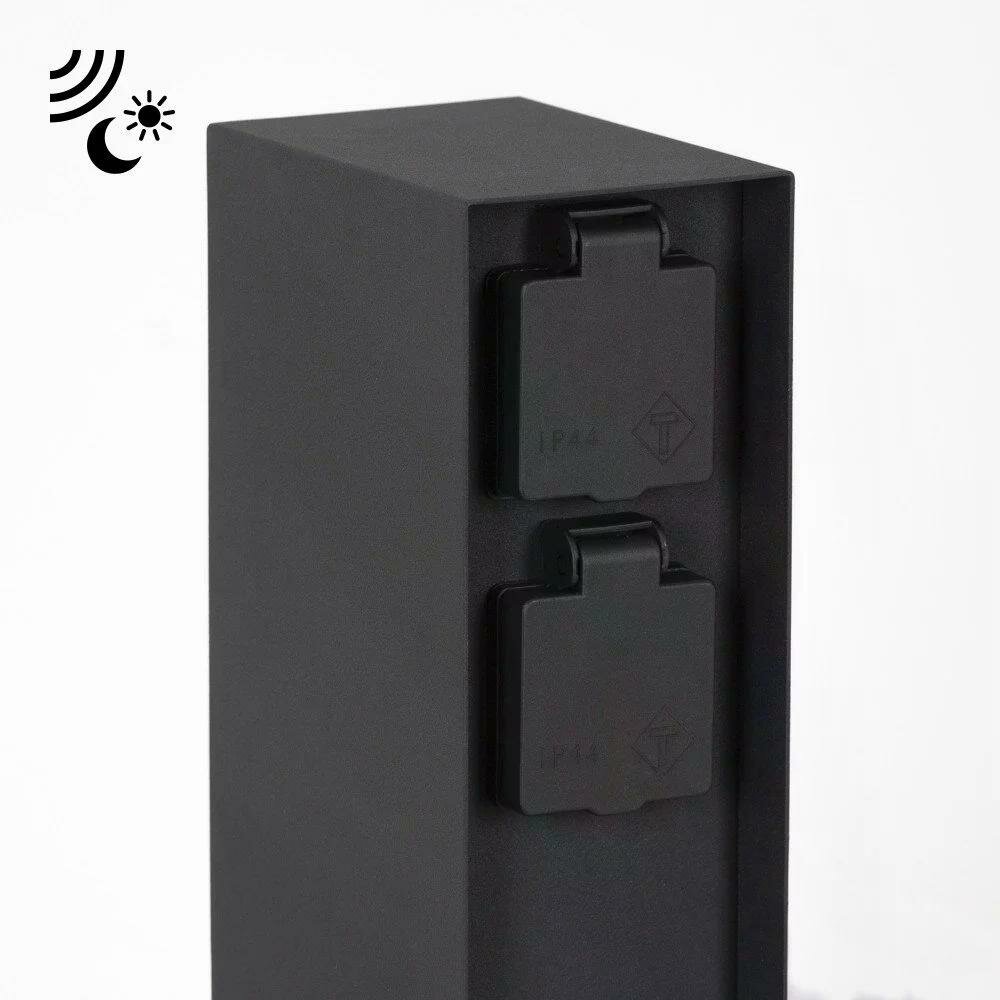 Au&szlig;ensteckdose Charge Sensor | Schwarz | Mit Sensor