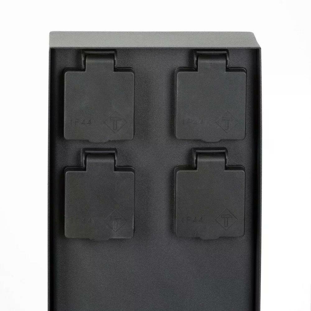 Au&szlig;ensteckdose Charge 4 | Schwarz