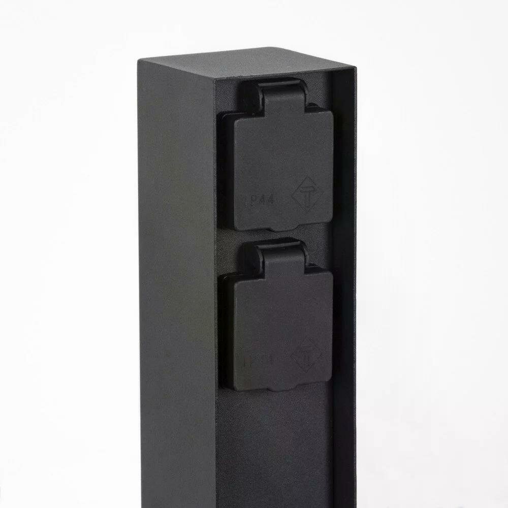 Au&szlig;ensteckdose Charge 2 | Schwarz