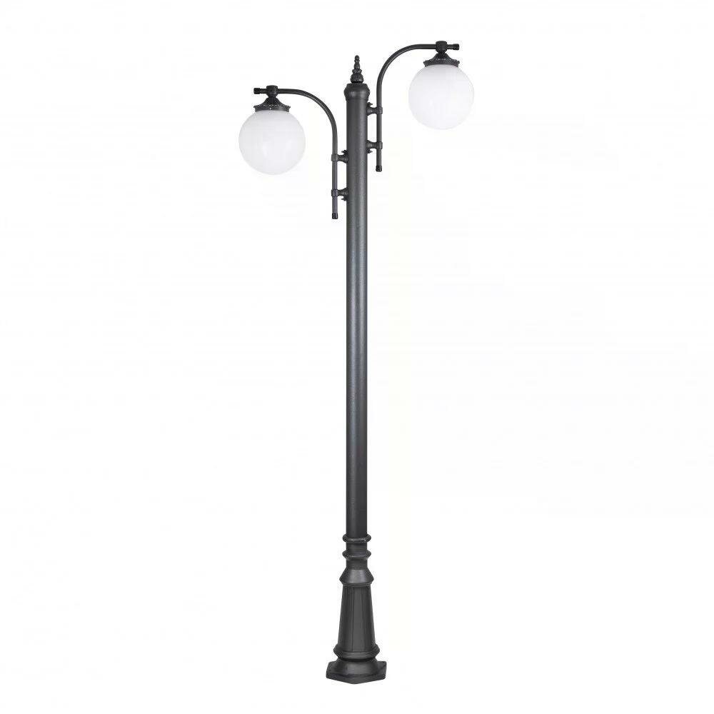 Laternenpfahl Madeira doppelt | Gr&uuml;n | 238cm