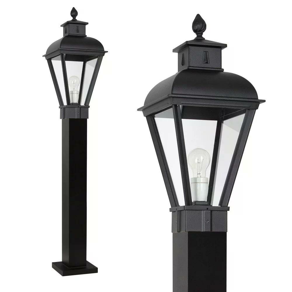 Stehende Au&szlig;enleuchte Vondel | Schwarz | 120cm