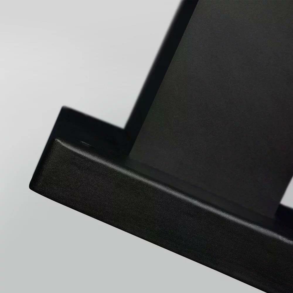 Laternenpfahl Capital doppelt | Schwarz | 270cm