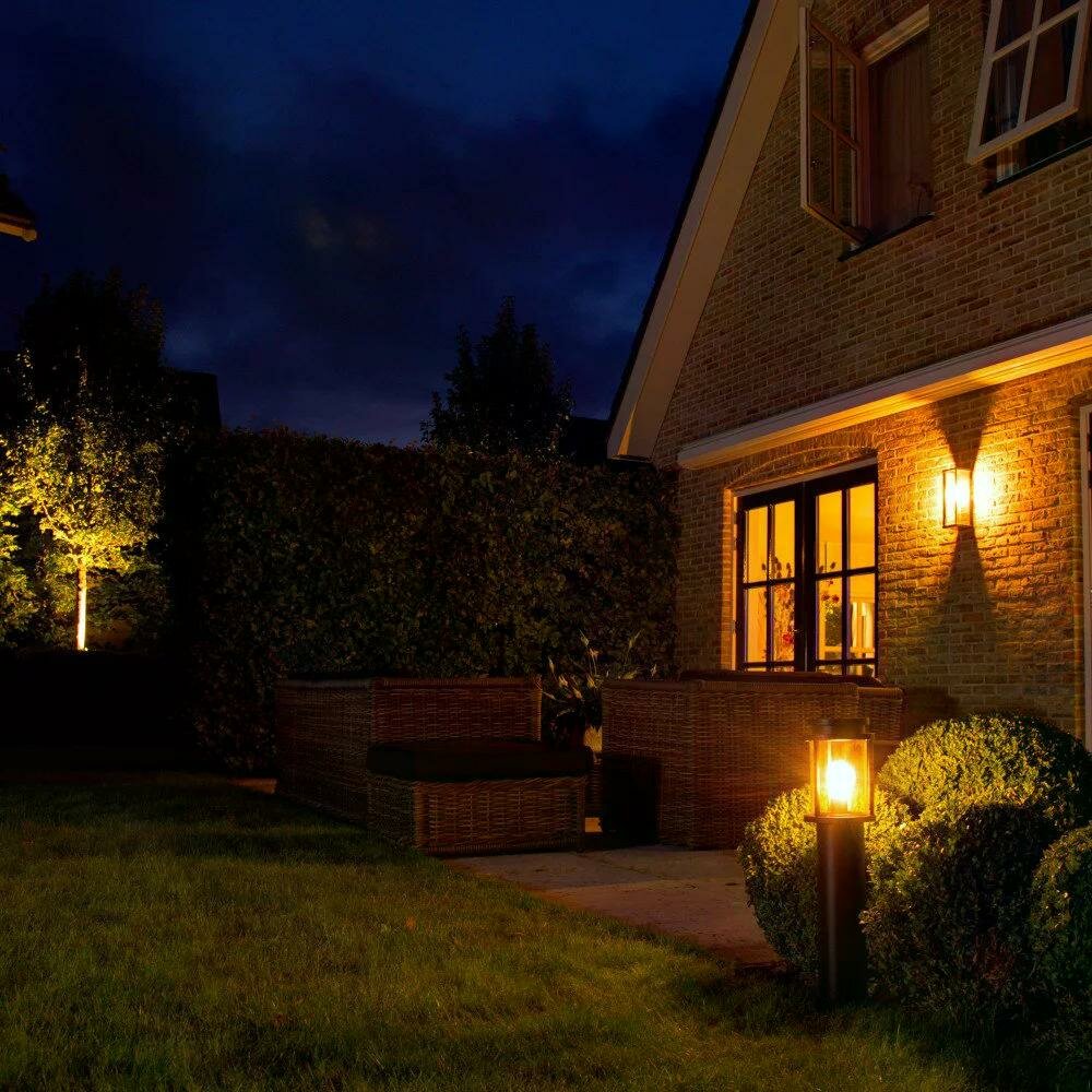 Stehende Au&szlig;enleuchte Sydney | Schwarz | 60cm