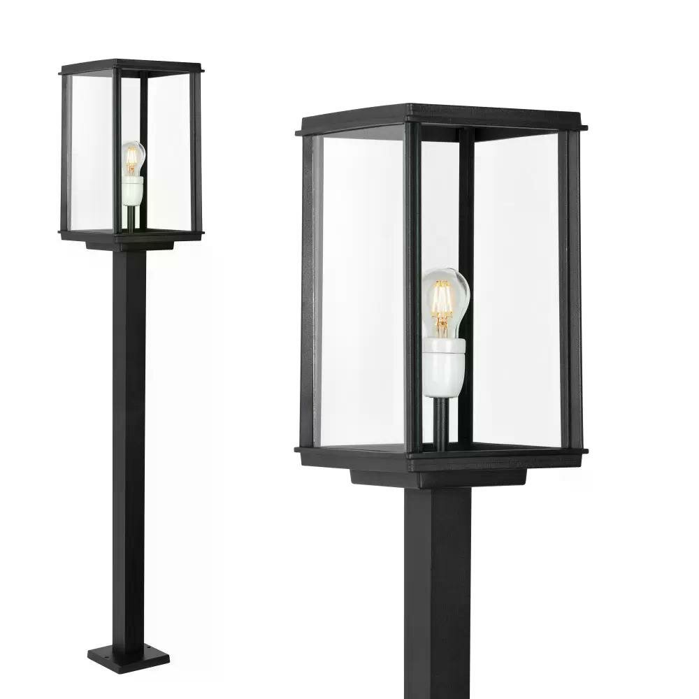 Stehende Au&szlig;enleuchte Capital XL | Schwarz | 126cm