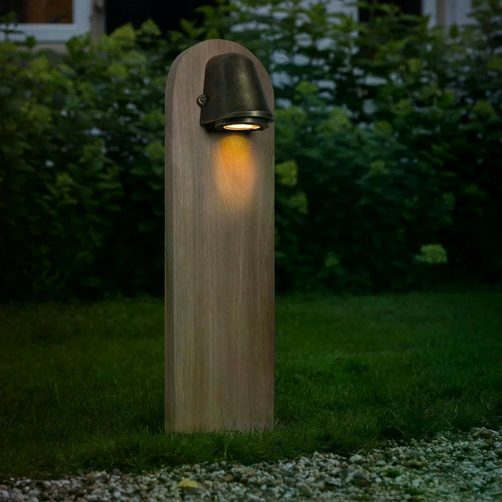 Holz-Au&szlig;enleuchte Offshore | Schwarz | 100cm