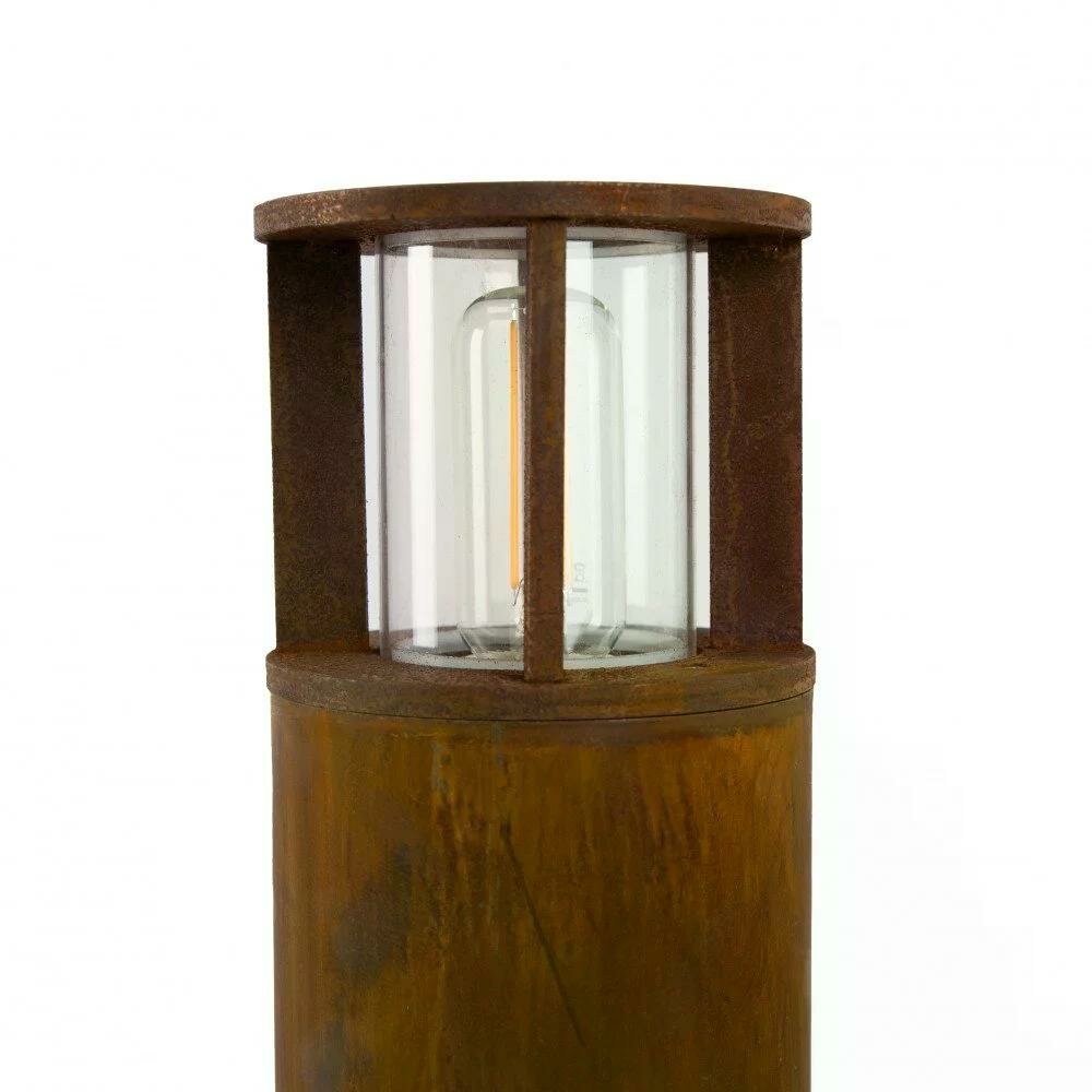 Stehende Au&szlig;enleuchte Marina 60 rund | Corten