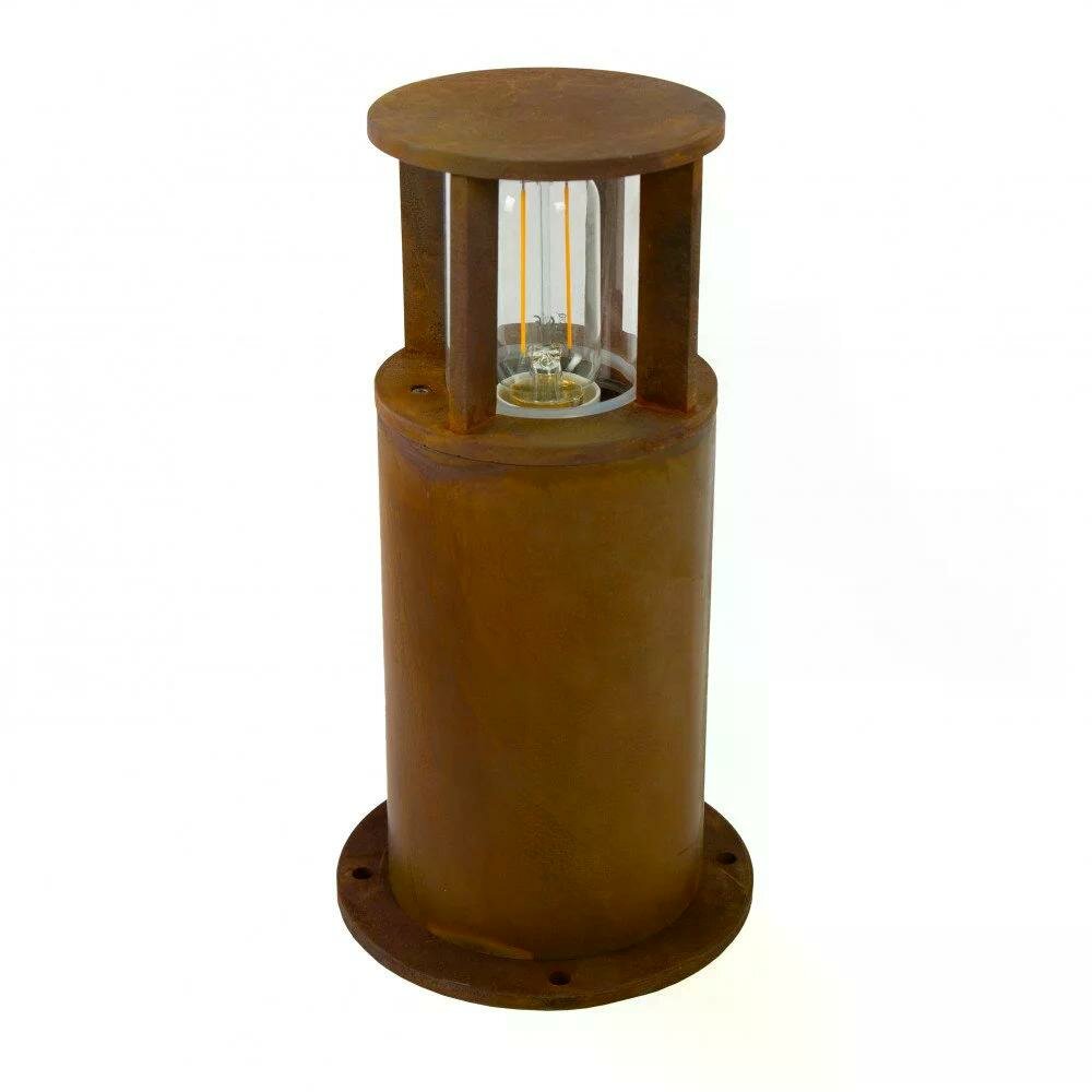 Stehende Au&szlig;enleuchte Marina 30 rund | Corten