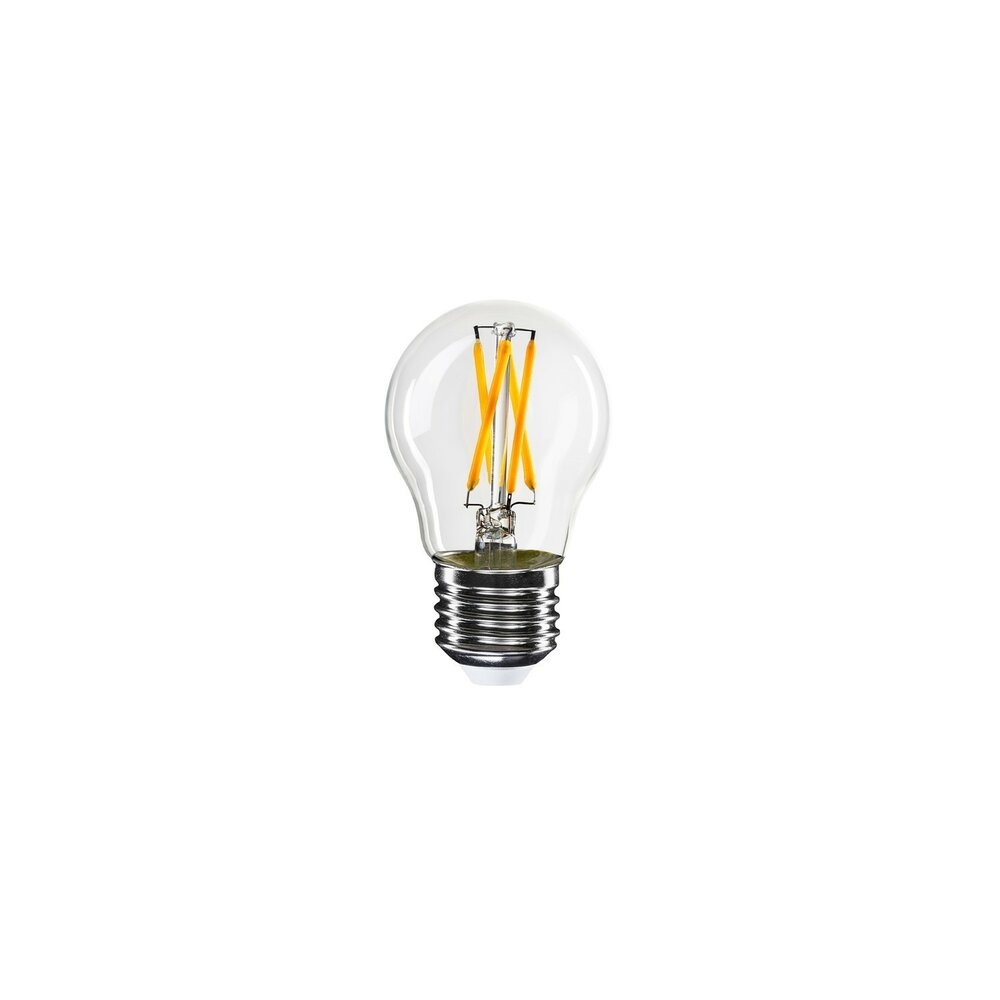 LED filament Globe Lampe G45 E27 4,8W dimmbar | 2200K extra warmwei&szlig; | 400lm klar