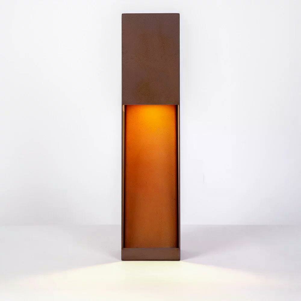 Stehende Au&szlig;enleuchte Levi | Corten | 40cm