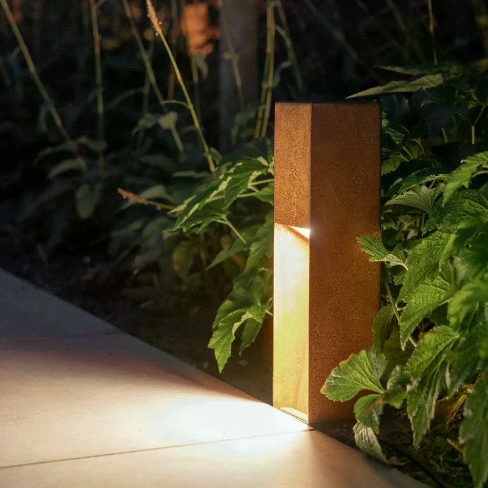 Stehende Au&szlig;enleuchte Levi | Corten | 40cm