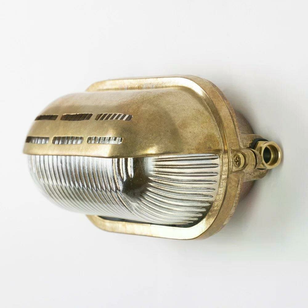 Wandleuchte Gulf 2 Schiffslampe | Messing