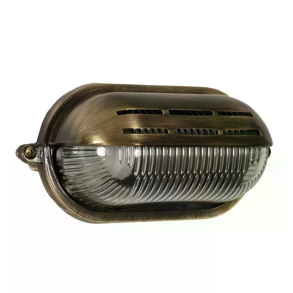 Wandleuchte Gulf Schiffslampe | Bronze