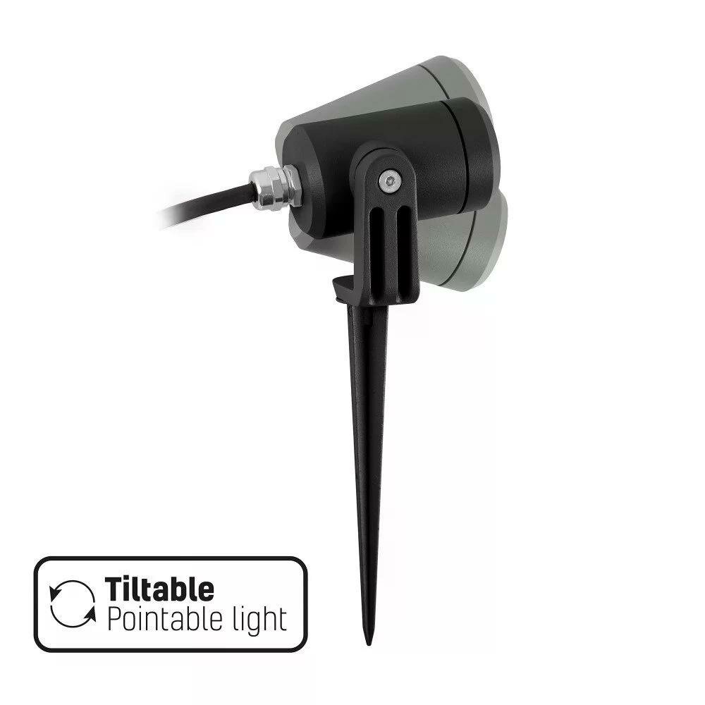 Garden spike light Spike | Matt black | IP54 | GU10