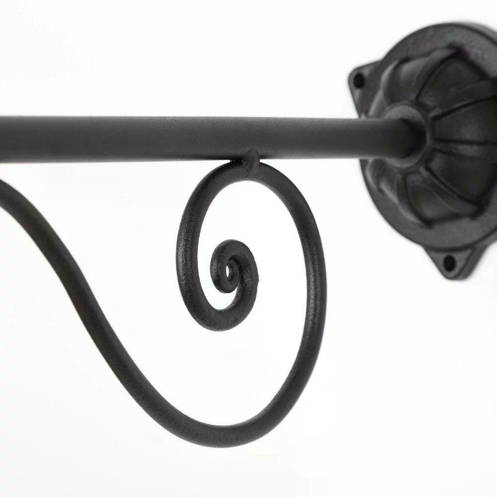 Wandleuchte Ardennes | Schwarz-Kupfer