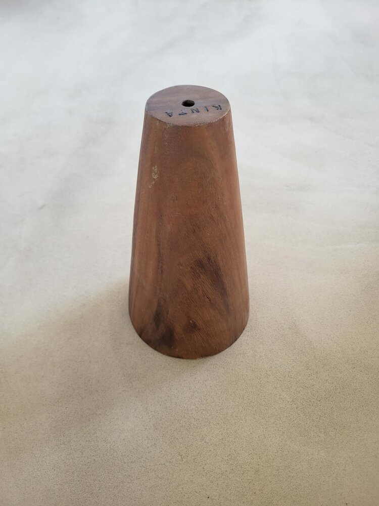 Hanglamp acaciahout goud taps &Oslash;25,5 cm | bladgoud binnenzijde | exclusief fitting