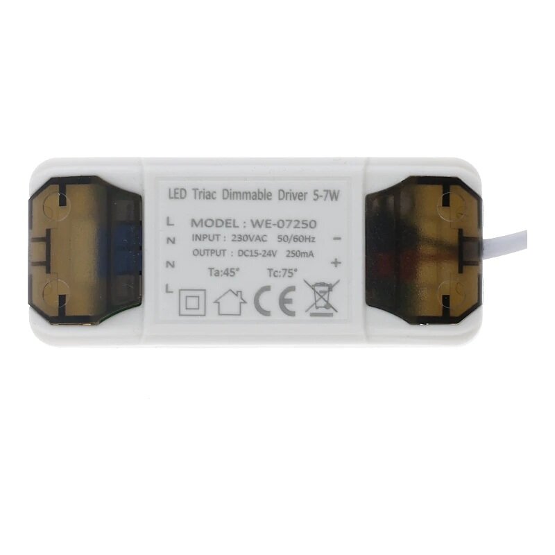 Led inbouwspot slim-fit 5W dim to warm koper | 420lm CRI90 | IP65 &Oslash;69mm