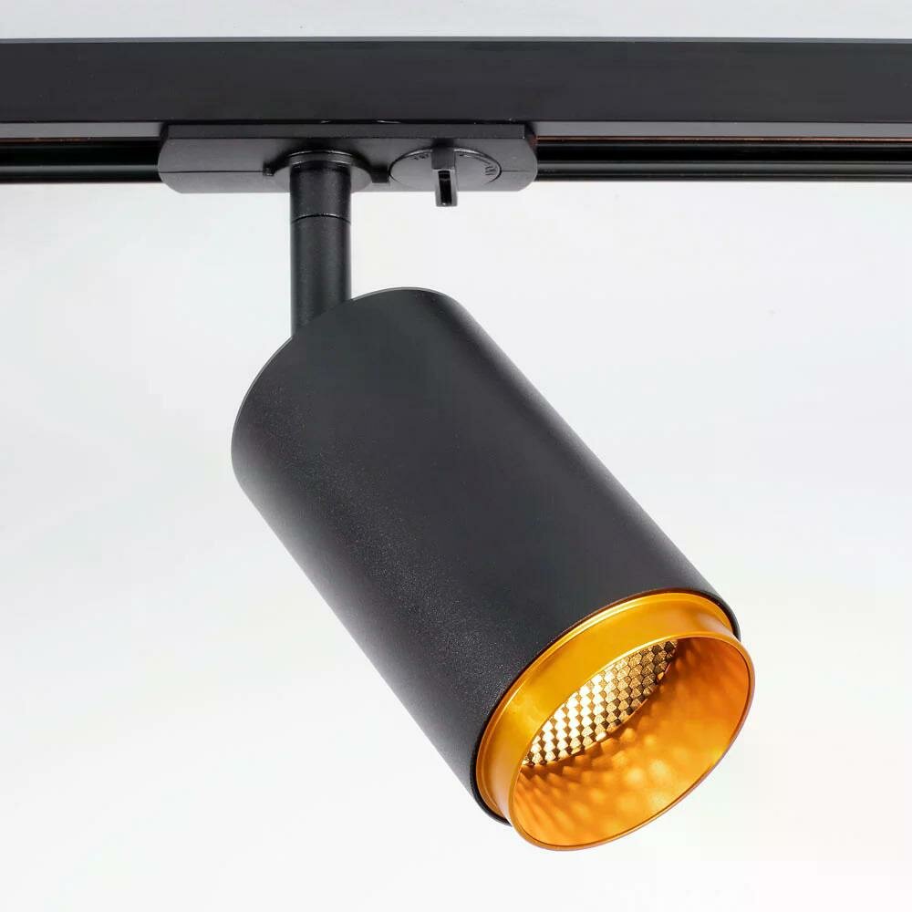 1-fase railspot Jade | GU10 fitting | Zwart goud