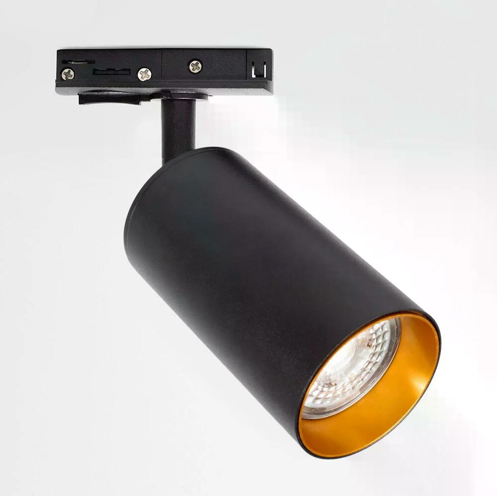 1-fase railspot Juno | GU10 fitting | Zwart goud