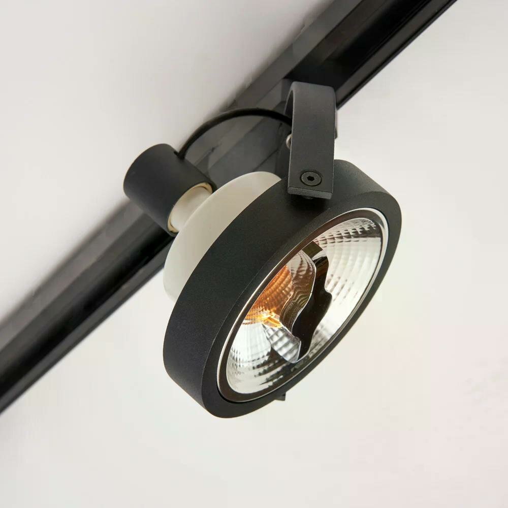 1-fase railspot Skaly | AR111 GU10 fitting | Mat zwart