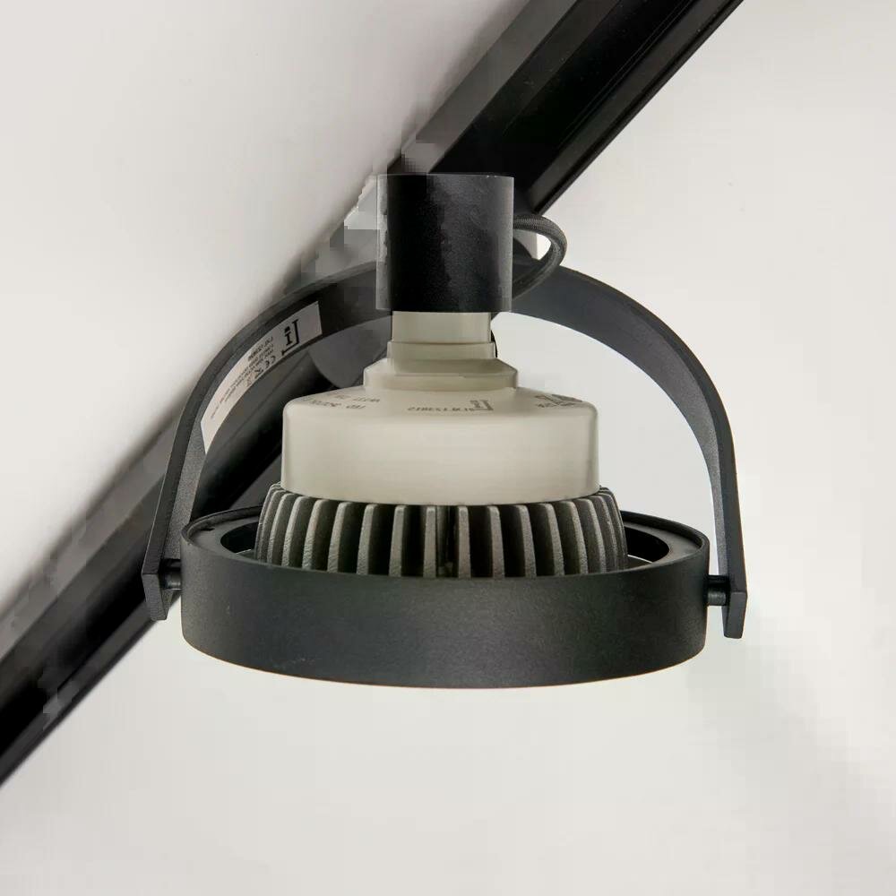 1-fase railspot Skaly | AR111 GU10 fitting | Mat zwart