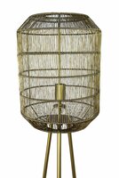 Vloerlamp Marbella - &oslash;40x158 - Goud Metaal kap