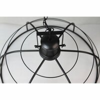 Hanglamp Crown | &oslash;60x43 | Zwart Metaal bovenkant kap