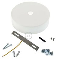 Wooden Ceiling Cap Kit | for XL Cord | White