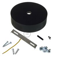 Wooden Ceiling Cap Kit | for XL Cord | Black