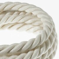 Touwsnoer XL Wit katoen (16mm) | 10cm