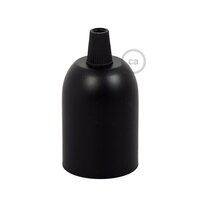 Dekorative Fassung Schwarz (Aluminium) | E27