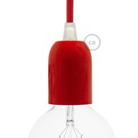 Dekorative Fassung Rot (Aluminium) | E27