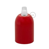 Dekorative Fassung Rot (Aluminium) | E27