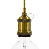 Vintage Lamp Holder E27 | Gold (Brass)