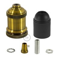 Vintage Lamp Holder E27 | Gold (Brass)