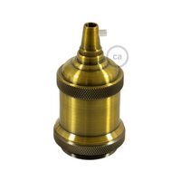 Vintage Lamp Holder E27 | Gold (Brass)
