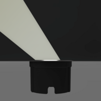 Asymmetric Ground Spotlight 145mm | 10.3W | 3000K