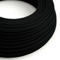 Black Cotton Fabric Cord | Per Meter