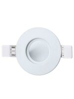 LED Recessed Spot Fixture - White Round IP65 | Bathroom 90mm