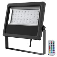 RGB-RF LED Floodlight 30W Zwarte Behuizing