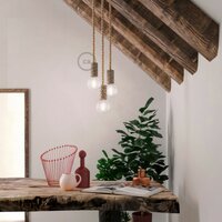 E27 Lampenfassung Holz | Baumstamm